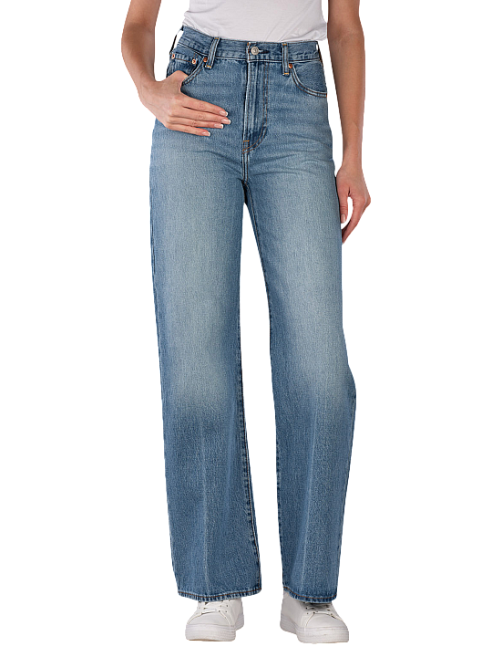 Levi's Premium Ribcage Jeans Wide Leg Damen Jeans