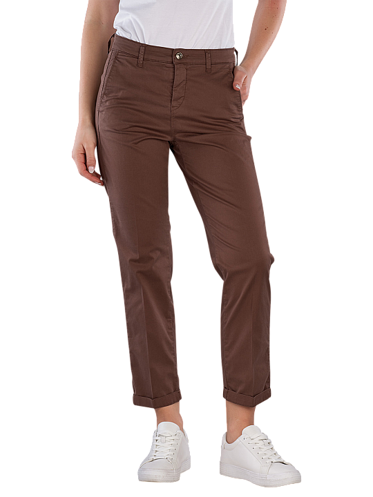 Mac Chino Turn Up Slim Fit Authentic Stretch Gabardine Women's Pant