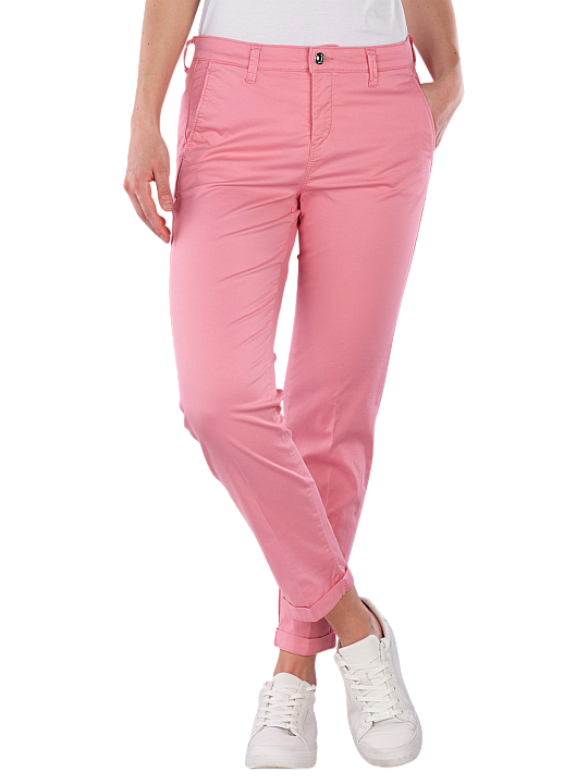 Mac Chino Turn Up Slim Fit Damen Hose