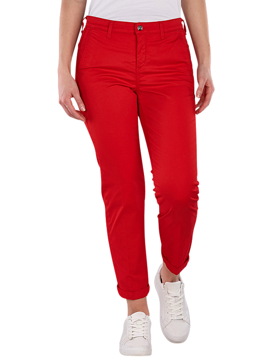 Mac Chino Turn Up Slim Fit Pantalon Femme