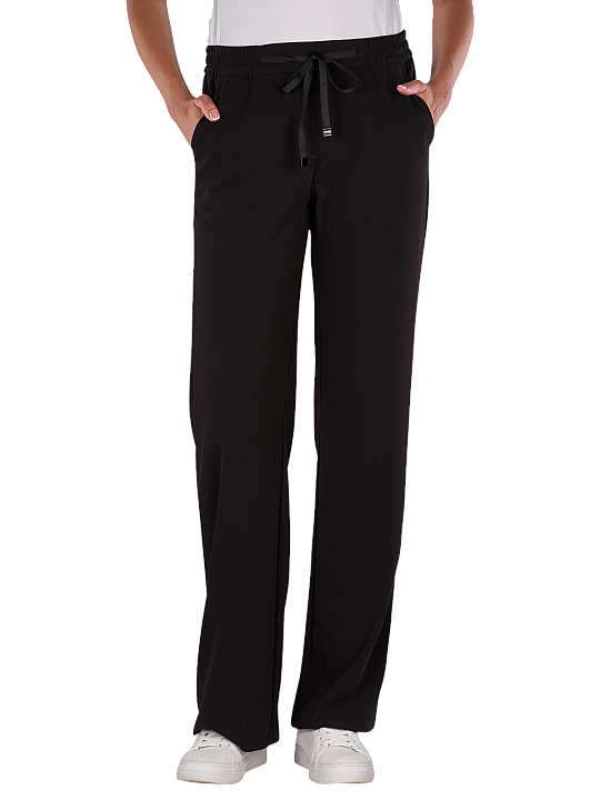 Mac Christy Pants Wide Leg Floating Crepe Damen Hose