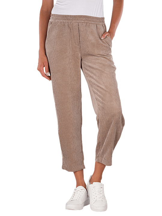 Mac Eva Pants Barrel Fit Modern Fluid Corduroy Pantalon Femme