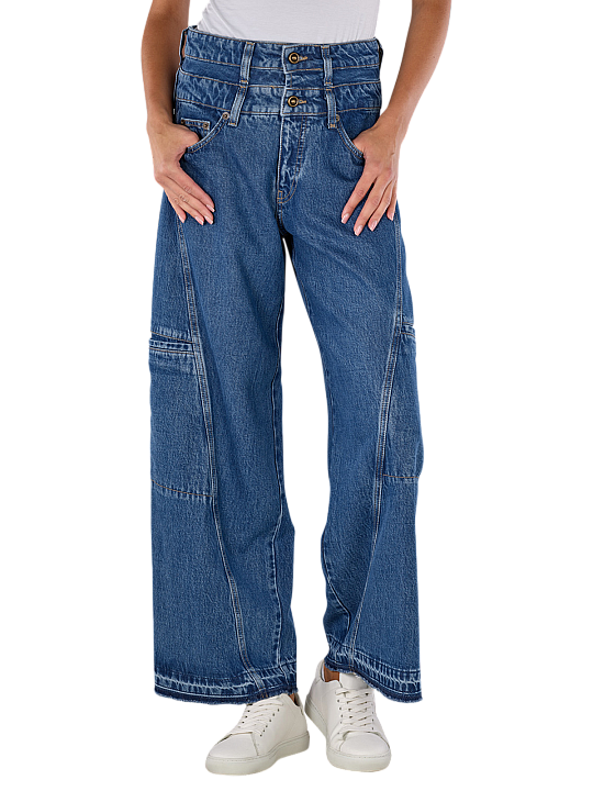 Mac High Waist Diva Jeans Wide Damen Jeans
