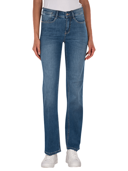 Mac Laura Jeans Bootcut Authentic Stretch Denim Damen Jeans