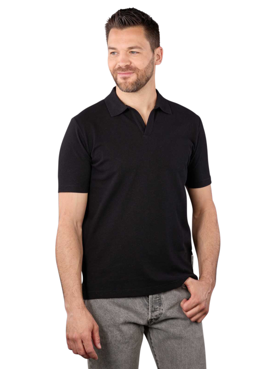 Marc O'Polo Cotton Linen Mix Polo Shirt Short Sleeve Herren Polo Shirt