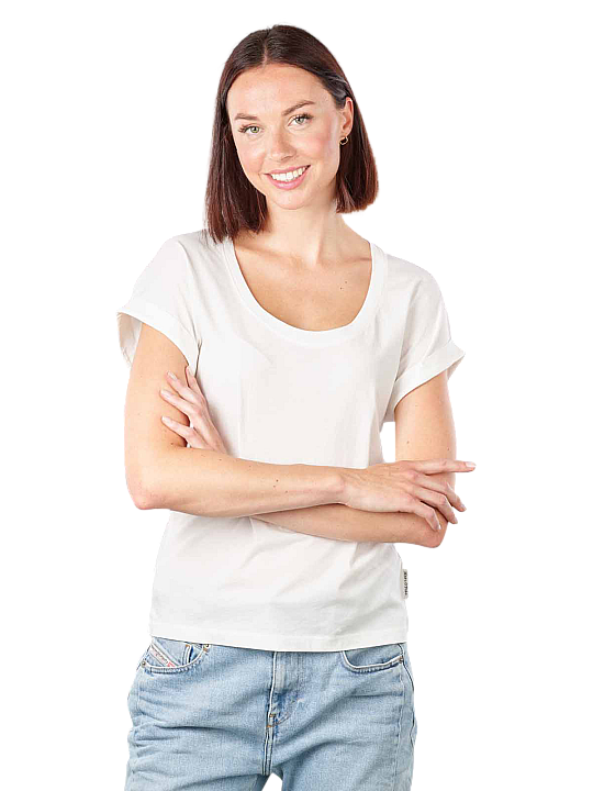 Marc O'Polo Deep Round Neck T-Shirt Short Sleeve Damen T-Shirt