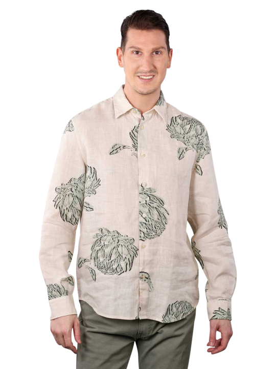 Marc O'Polo Linen Style Shirt Long Sleeve Herren Hemd