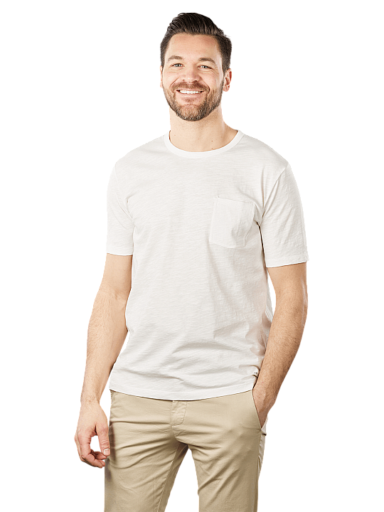 Marc O'Polo Logo Print T-Shirt Chest Pocket Herren T-Shirt