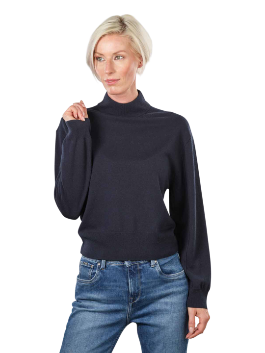 Marc O'Polo Long Sleeve Pullover Stand-Up Collar Pullover Femme