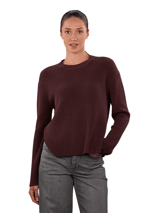 Marc O'Polo Pullover Round Neck Slits Women's Sweater
