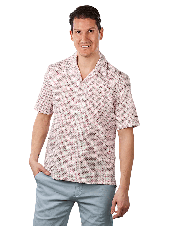 Marc O'Polo Short Sleeve Shirt Minimal Print Herren Hemd