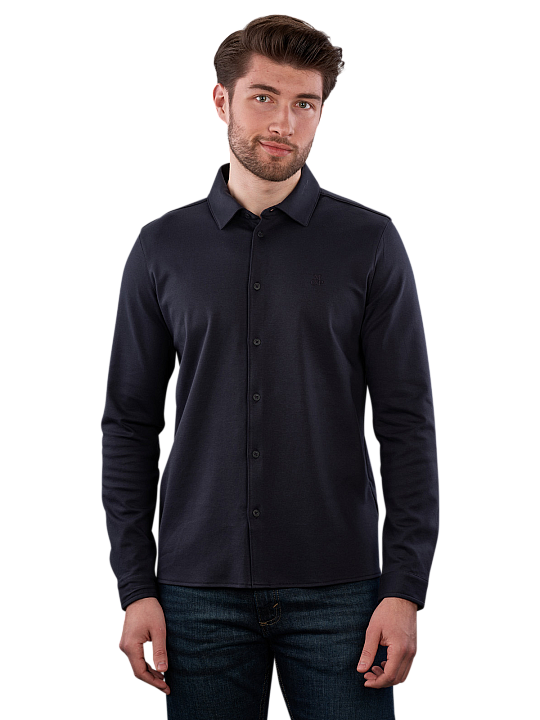 Marc O'Polo Long Sleeve Polo Shirt Liquid Touch Jersey Herren Polo Shirt