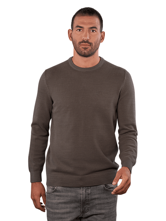 Marc O'Polo Pullover Pique Structure Herren Pullover