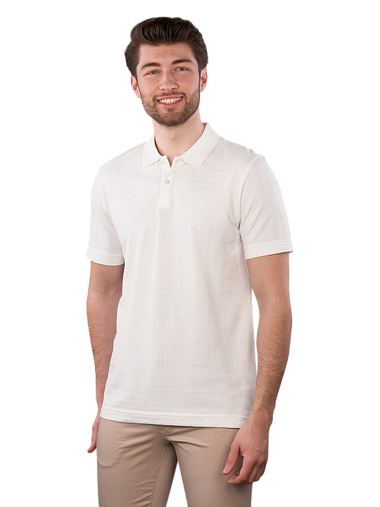 Marc O'Polo Short Sleeve Polo Shirt Jacquard Knit Chemise Polo Homme