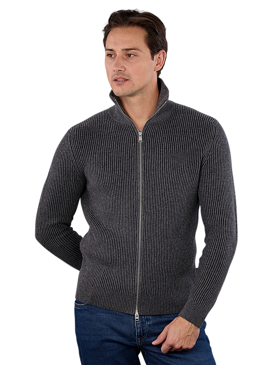 Marc O'Polo Zipper Cardigan Stand Up Collar Herren Pullover