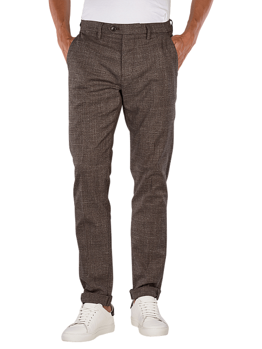 Mason's Torino Chino Slim Fit Check Pantalon Homme