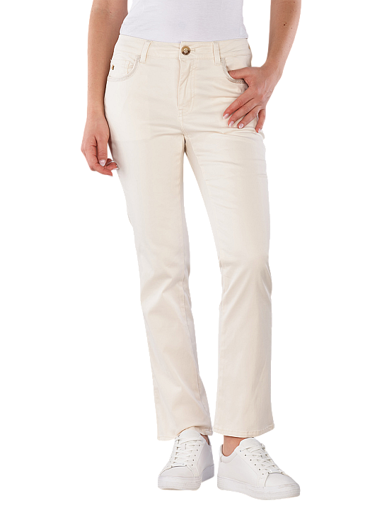 Mos Mos Ashley 5-Pocket Pants Straight Fit Ankle Satin Women's Pant