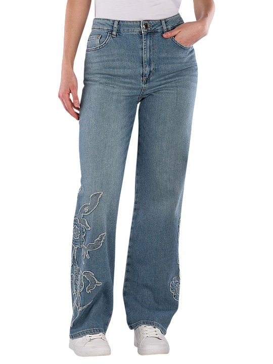 Mos Mosh Relee Blossom Jeans Wide Leg Jeans Femme