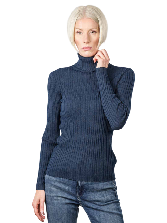 Mos Mosh Relena Rib Lux Pullover Turtle Neck Women's Sweater