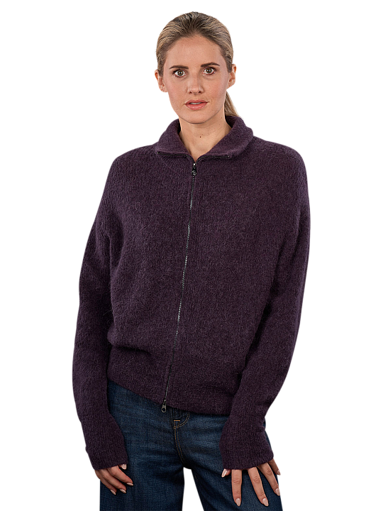 Mos Mosh Thora Cardigan Knit Zip Pullover Femme