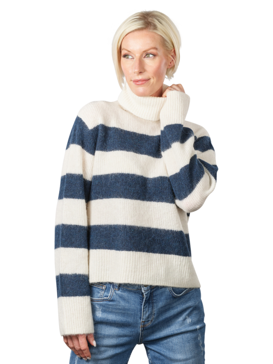 Mos Mosh Rollneck Aidy Thora Pullover Stipes Women's Sweater