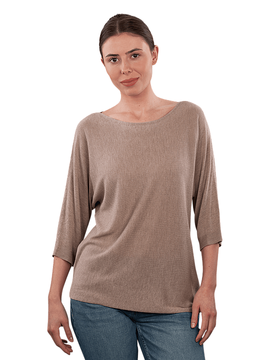 Movesgood Chatrina Pullover Poncho Knit 3/4 Sleeve Pullover Femme