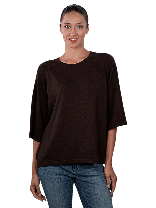 Movesgood Josefina Pullover Knit 3/4 Sleeve Cashmere Women's Sweater