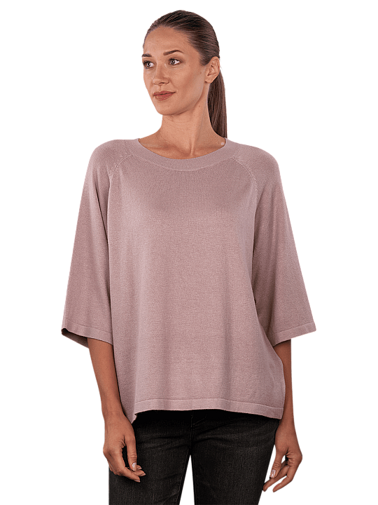 Movesgood Josefina Pullover Knit 3/4 Sleeve Cashmere Women's Sweater