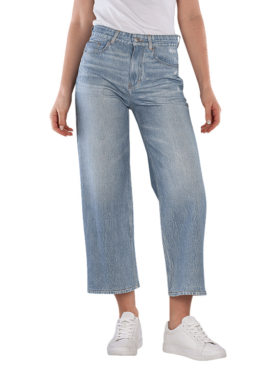 Opus Pants Calina Cruise Jeans Wide Leg Sweat Denim Look Women's Jeans