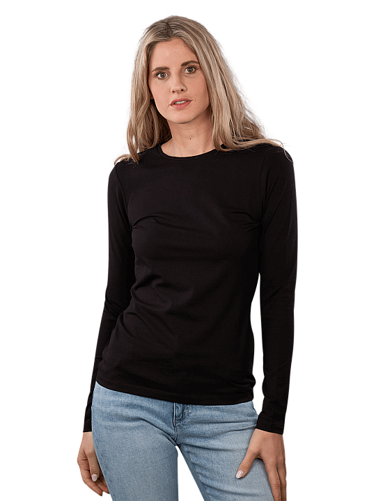Opus Smilla T-Shirt Longsleeve Slim Fit T-Shirt Femme