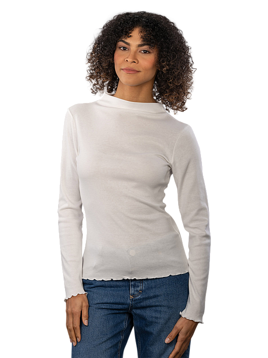 Opus Soninchen T-Shirt Longsleeve Slim Fit Turtle Damen T-Shirt