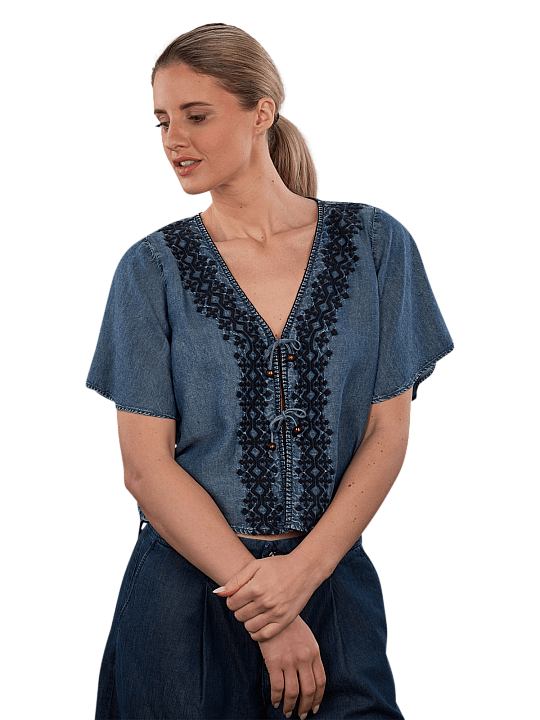 Pepe Jeans Cleo Shirt Tencel Chemise Femme