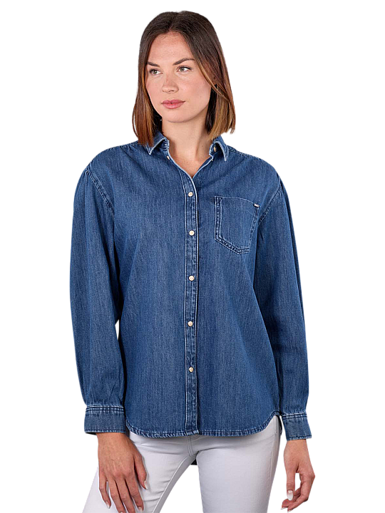 Pepe Jeans Miley Denim Shirt Damen Bluse
