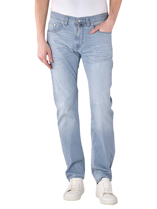 Pierre Cardin Lyon Jeans Tapered Fit Light Denim Herren Jeans