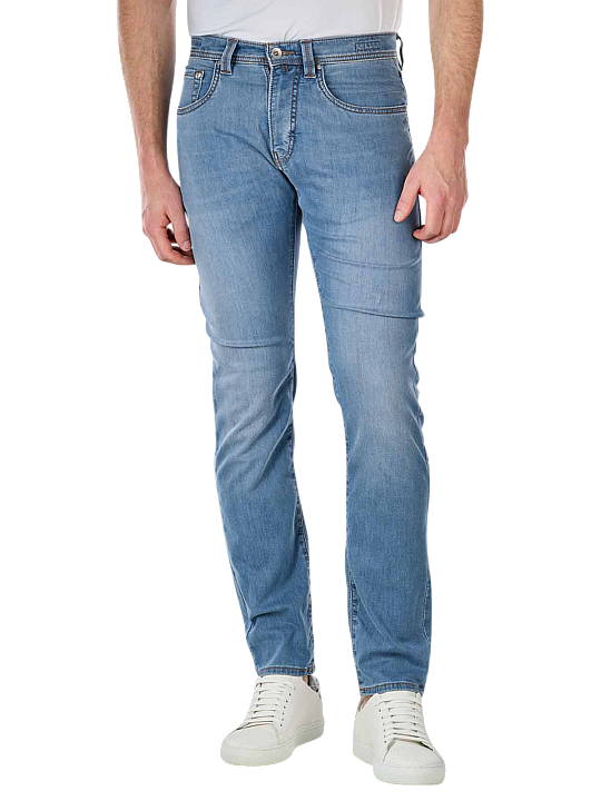 Pierre Cardin Lyon Jeans Tapered Fit Light Denim Herren Jeans