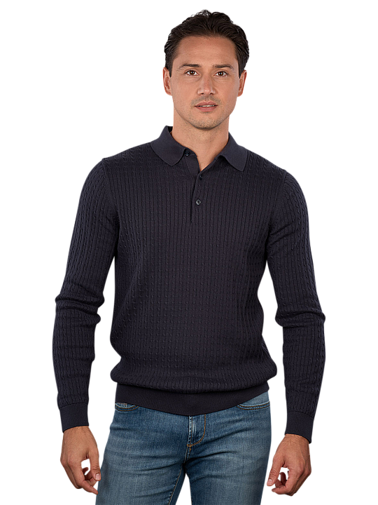 Pierre Cardin Pullover Polo Collar Knitted Herren Pullover