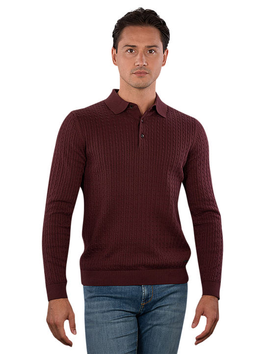 Pierre Cardin Pullover Polo Collar Knitted Herren Pullover