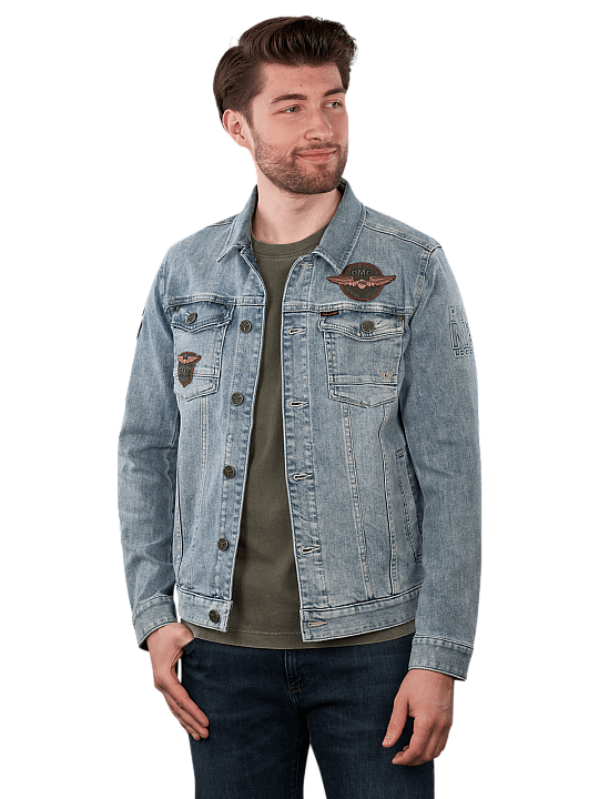 PME Legend Denim Jacket Blue Tone Herren Jacke