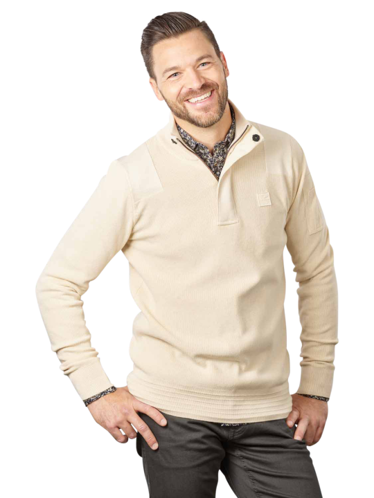 PME Legend Half Zip Pullover Cotton Knit Men's Sweater
