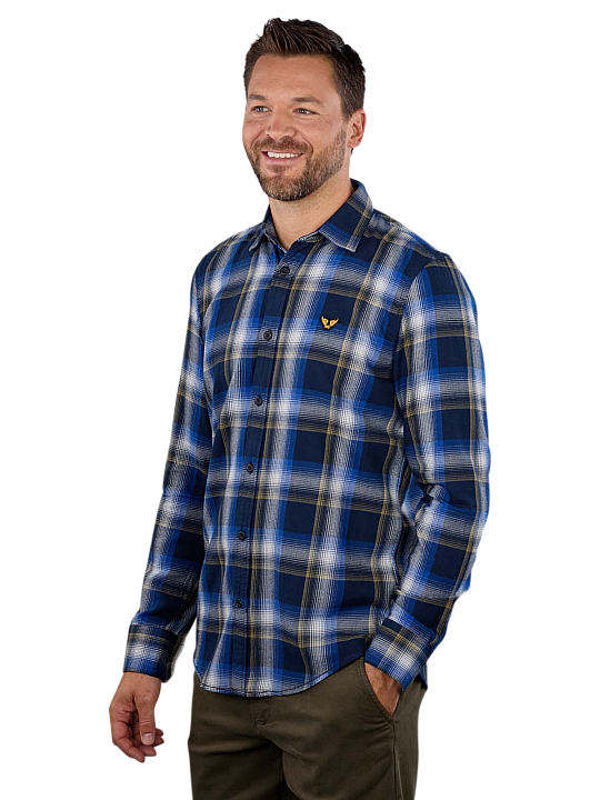 PME Legend Shirt Regular Fit Cotten Twill Check Herren Hemd