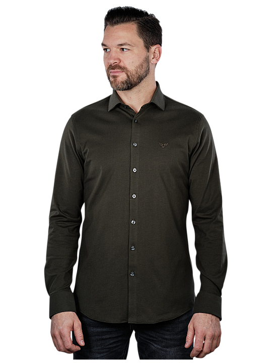 PME Legend Shirt Regular Fit Satin Jersey Herren Hemd