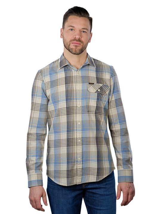PME Legend Shirt Regular Fit Twill Check Herren Hemd