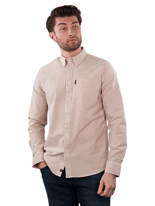 PME Legend Oxford Shirt Longsleeve Stripe Chemise Homme