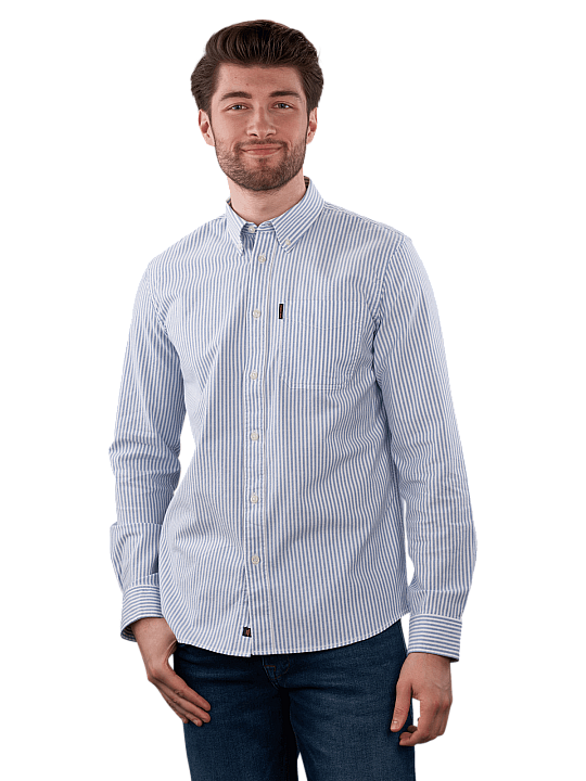 PME Legend Oxford Shirt Longsleeve Stripe Chemise Homme