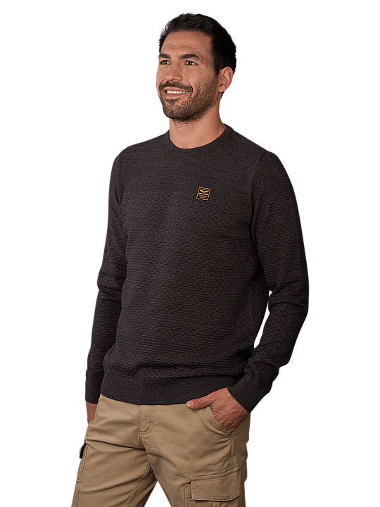 PME Legend Pullover Crew Neck Cotton Mouline Herren Pullover