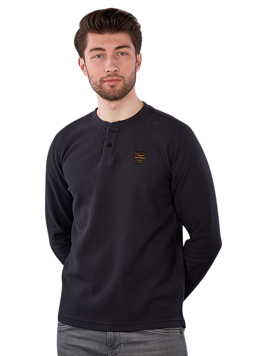 PME Legend Pullover Round Neck Structured Pique Pullover Homme