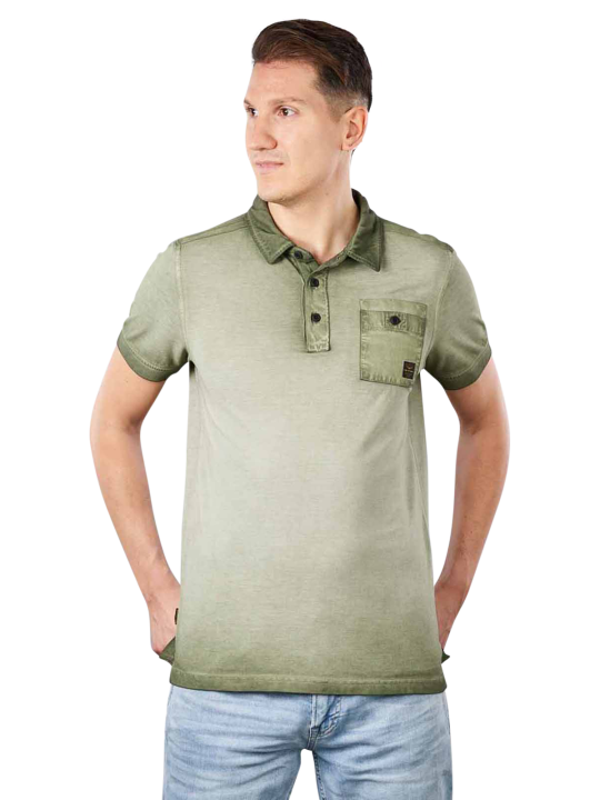 PME Legend Short Sleeve Polo Cold Dye Pique Men's Polo Shirt
