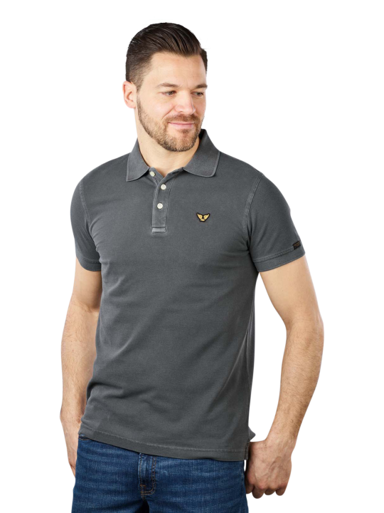 PME Legend Short Sleeve Polo Garment Dyed Herren Polo Shirt