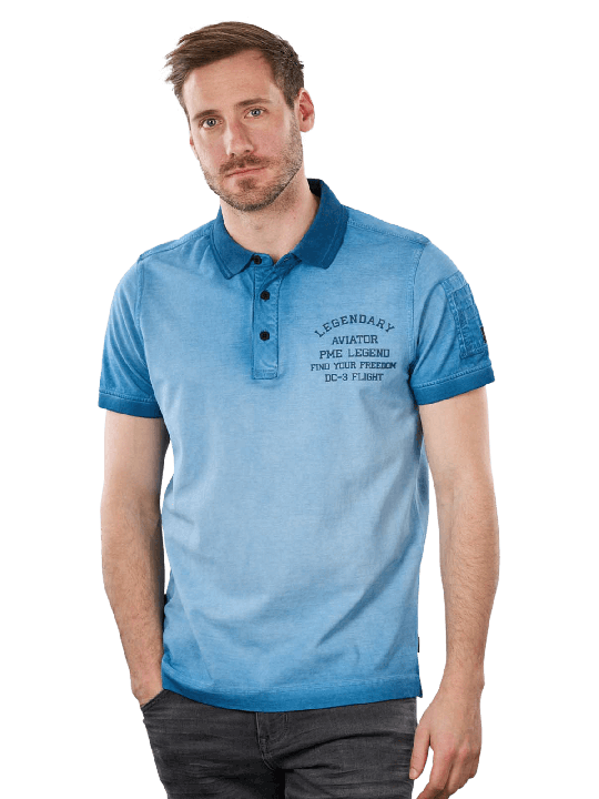 PME Legend Short Sleeve Polo Light Pique Herren Polo Shirt