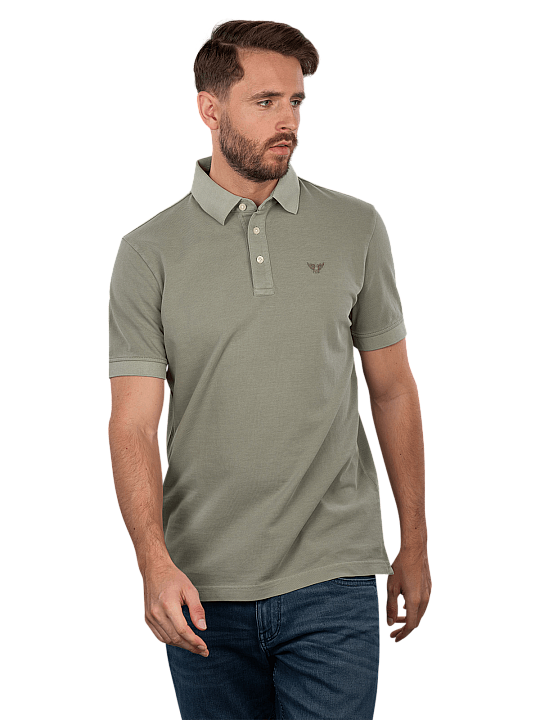 PME Legend Short Sleeve Polo Pique Garment Dyed Chemise Polo Homme